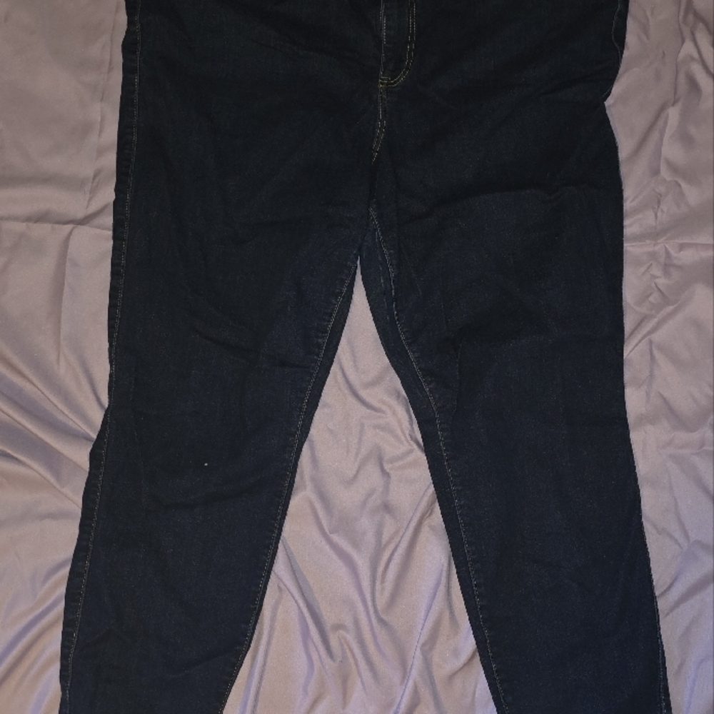 Dark Blue Denim Jeans